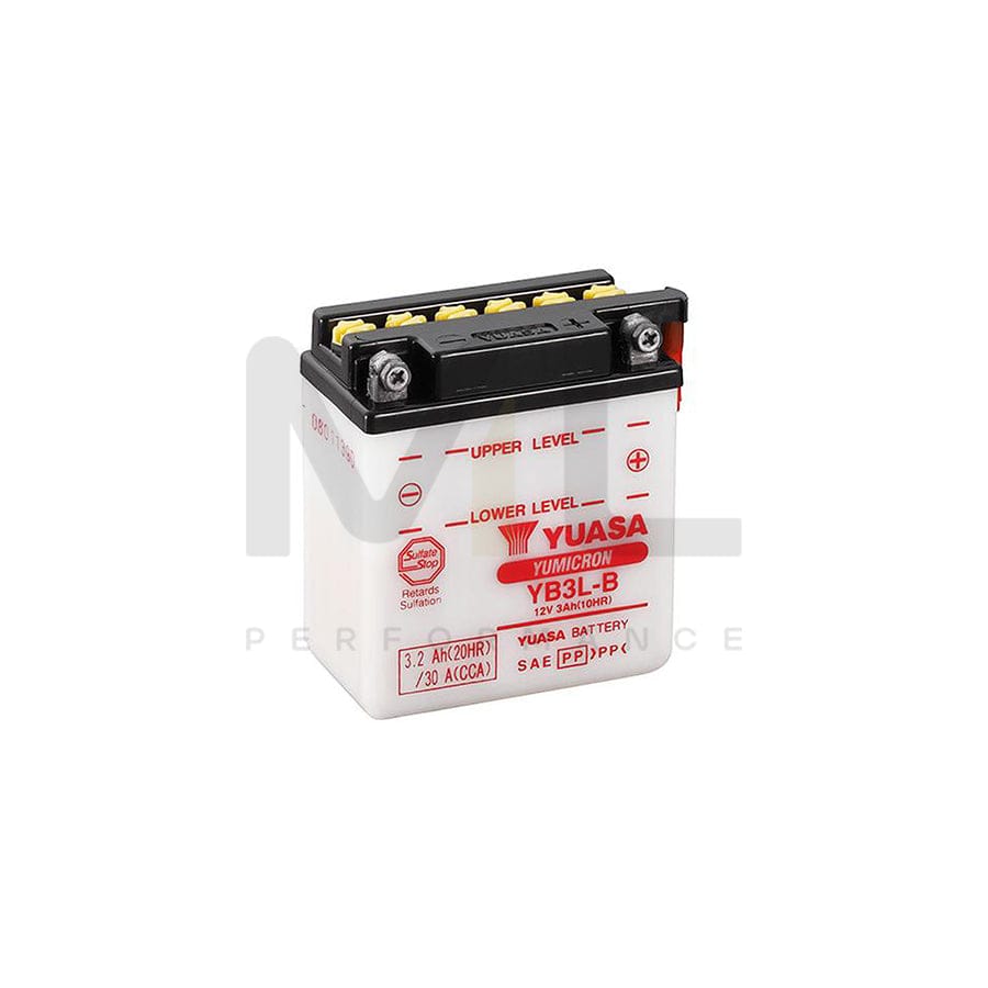 Yuasa YB3L-B 12v Motorbike & Motorcycle Battery | ML Performance EU Car Parts