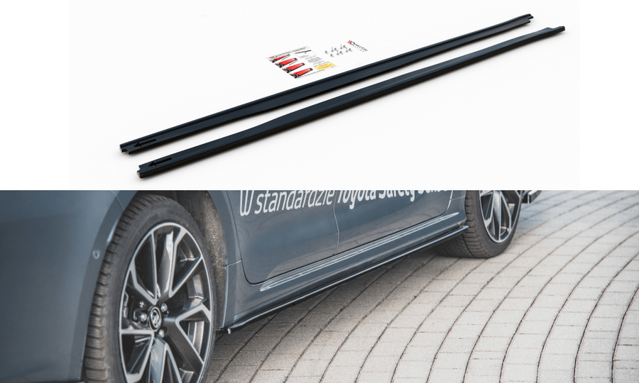 Maxton Design TO-CO-12-S-SD1T Side Skirts Diffusers Toyota Corolla XII Sedan | ML Performance EU Car Parts