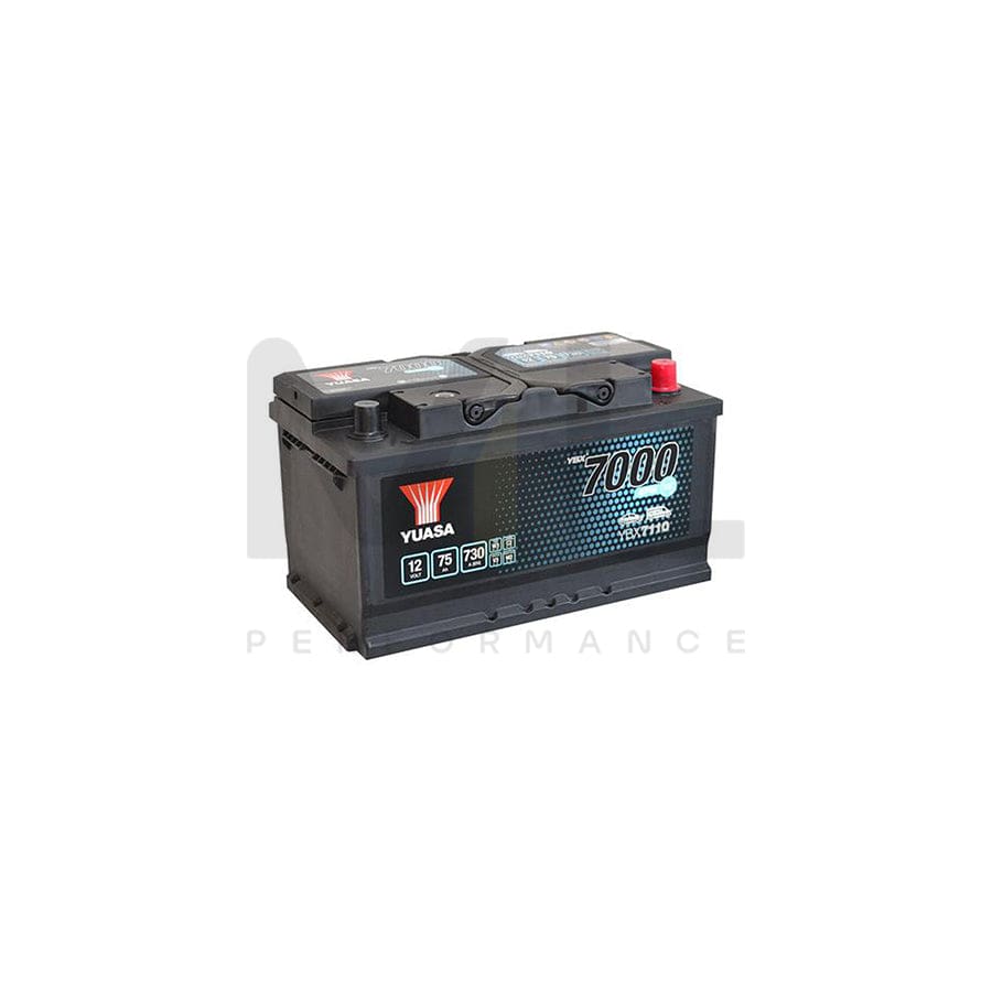 Yuasa YBX7110 12v 75Ah EFB Start Stop Plus Battery | ML Performance EU Car Parts