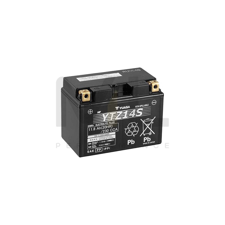 Yuasa YTZ14S 12V 11.8Ah Motorbike & Motorcycle Battery | ML Performance EU Car Parts