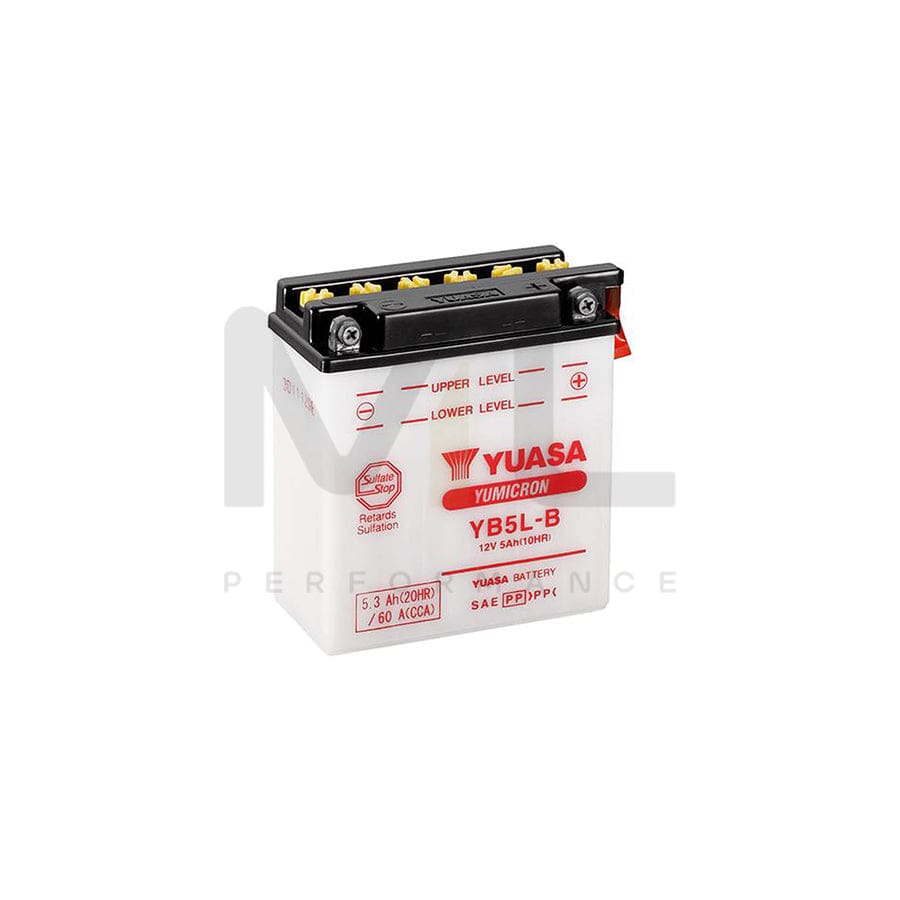 Yuasa YB5L-B 12v Motorbike & Motorcycle Battery | ML Performance EU Car Parts