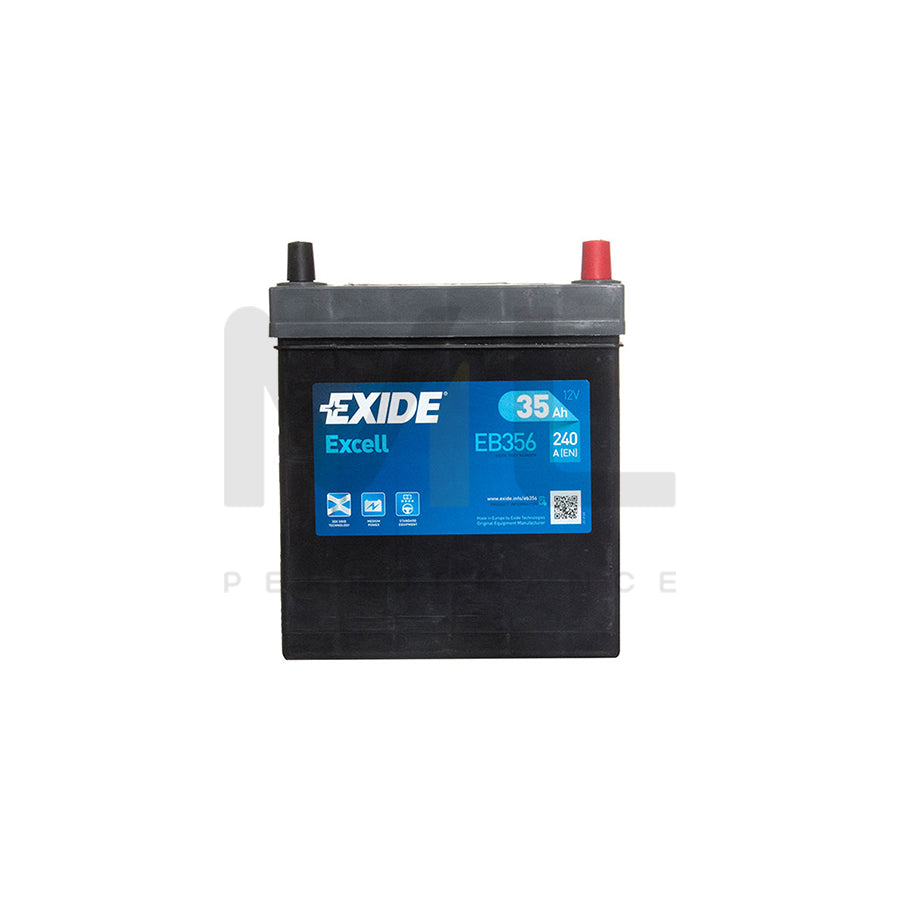 Exide Excel 054 Car Battery - 3 Year Guarantee | ML Performance EU Car Parts