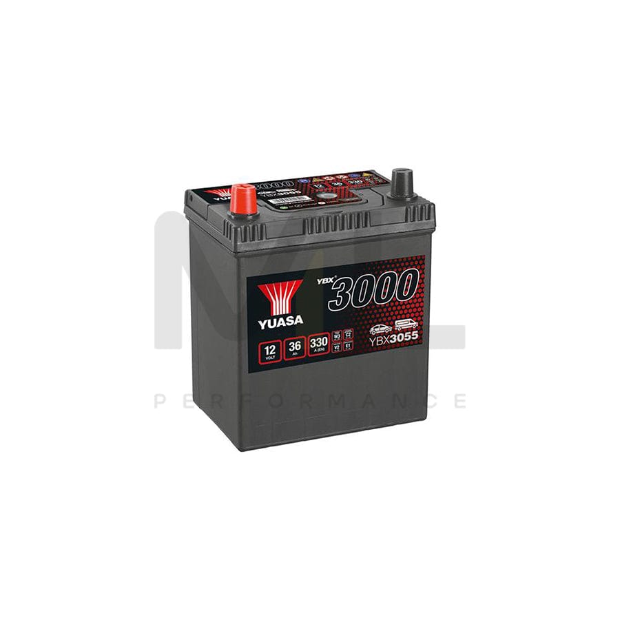 Yuasa YBX3055 12v 36Ah SMF Battery | ML Performance EU Car Parts