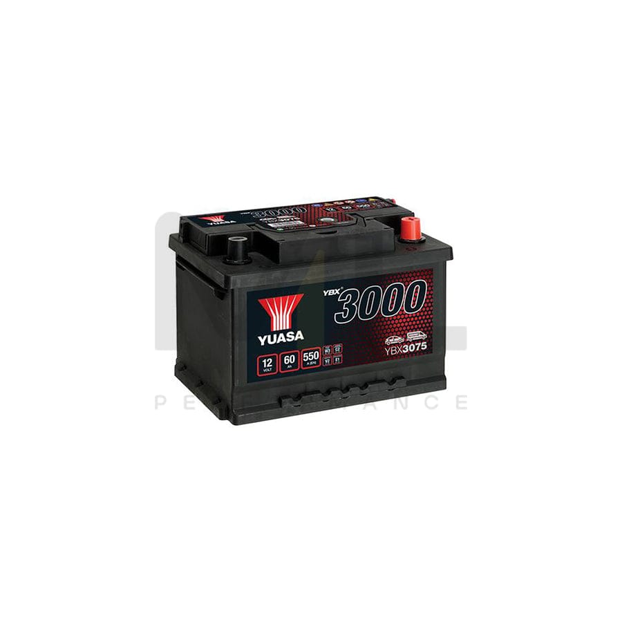 YBX3075 Yuasa YBX3075 12v 60Ah SMF Battery | ML Performance EU Car Parts