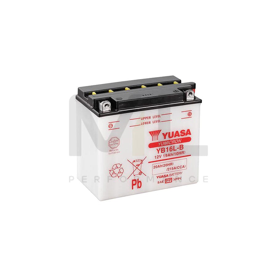 Yuasa YB16L-B 12v Motorbike & Motorcycle Battery | ML Performance EU Car Parts