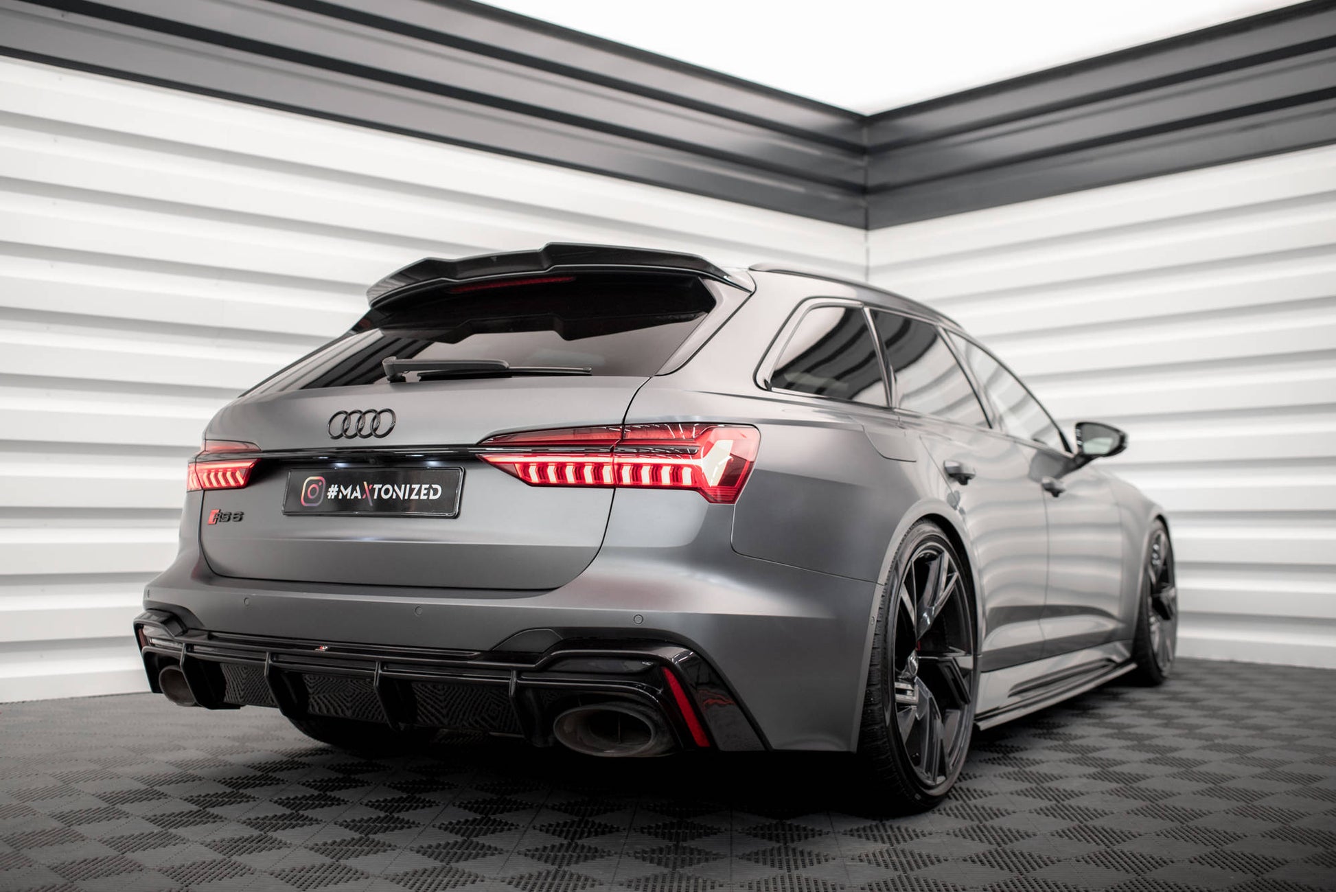 MAXTON DESIGN CF-AU-RS6-C8-H1-245-P CARBON FIBER TAILGATE SPOILER AUDI RS6 C8 | ML Performance