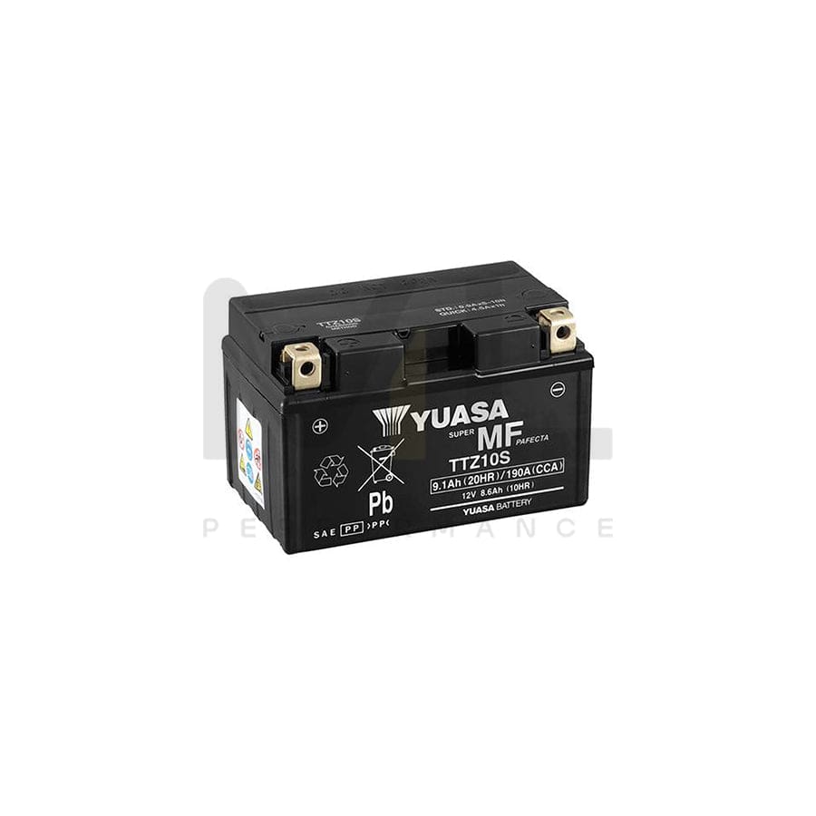 Yuasa TTZ10S 12v VRLA Motorbike & Motorcycle Battery | ML Performance EU Car Parts