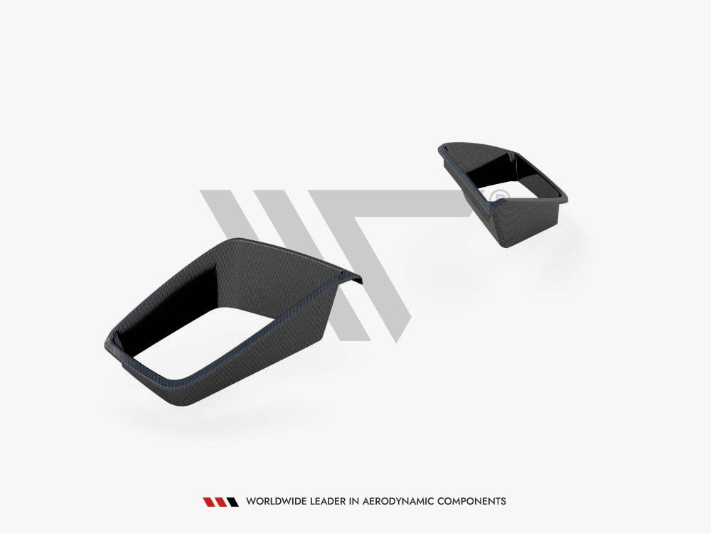 CARBON FIBER FRONT BUMPER SIDE VENTS BMW 1 F40 M-PACK / M135I | ML Performance Car Parts