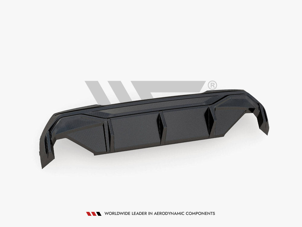 CARBON FIBER REAR DIFFUSER V.2 BMW 1 F40 M-PACK / M135I | ML Performance Car Parts