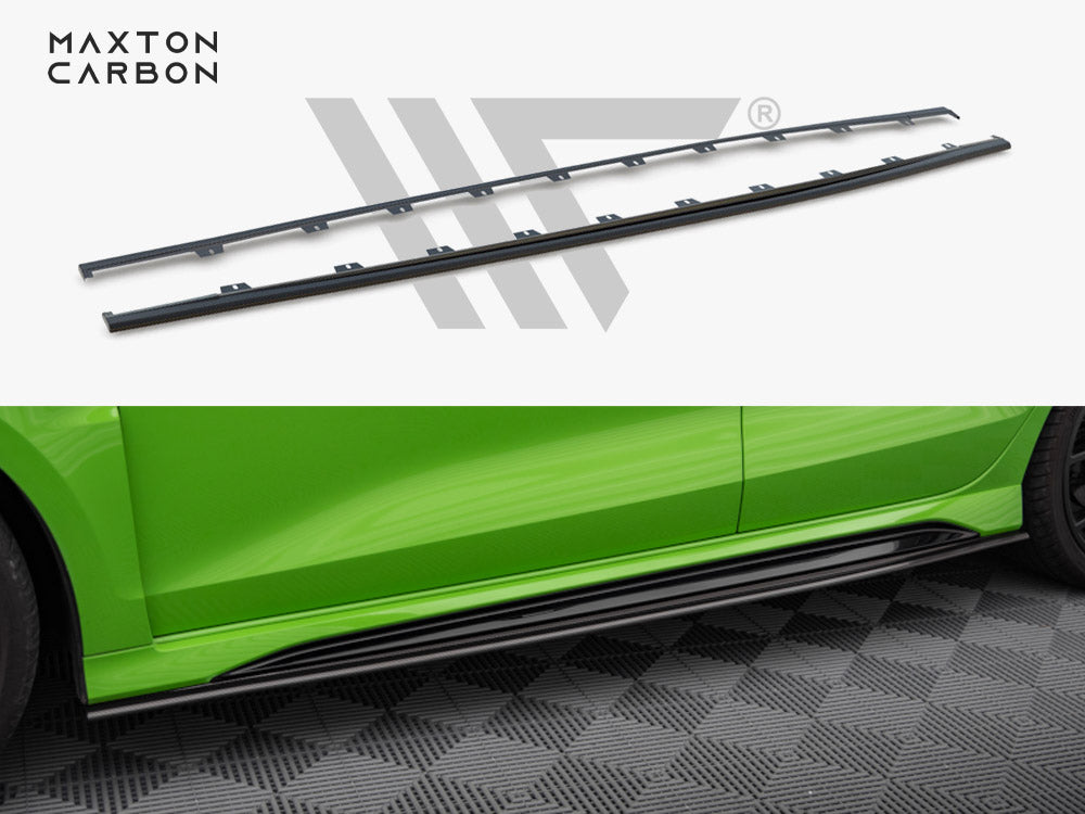 CARBON FIBER SIDE SKIRTS AUDI RS3 SEDAN / SPORTBACK 8Y | ML Performance Car Parts