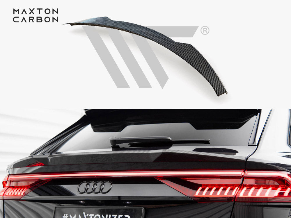 CARBON FIBER TAILGATE SPOILER (LOWER) AUDI RSQ8 / SQ8 / Q8 S-LINE MK1 | ML Performance Car Parts