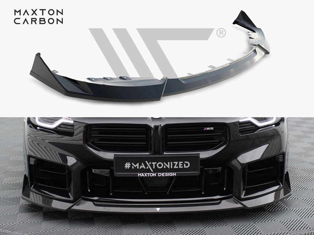 CARBON FIBER FRONT SPLITTER V.1 BMW M2 G87 | ML Performance Car Parts