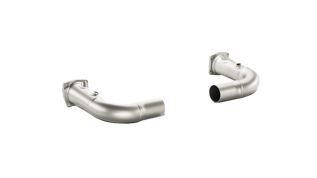 Akrapovič Porsche 991 911 Turbo Catless Titanium Link Pipe Set (911 Turbo & 911 Turbo S) - ML Performance EU