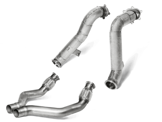 Akrapovic DP-AU/SS/1 + L-AU/SS/4 Race Downpipe / Link Pipe Set (For Audi Sport Akrapovic Exhaust System) for Audi RS 6 / RS 7 / S6 / S7 (C7)