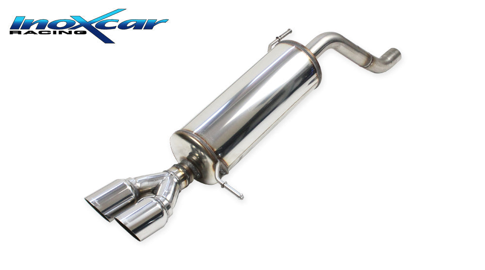 InoXcar HYI20.02.RA Hyundai I20N Rear Silencer With End Pipe 2 X Diam. 80 Racing 1 | ML Performance EU Car Parts