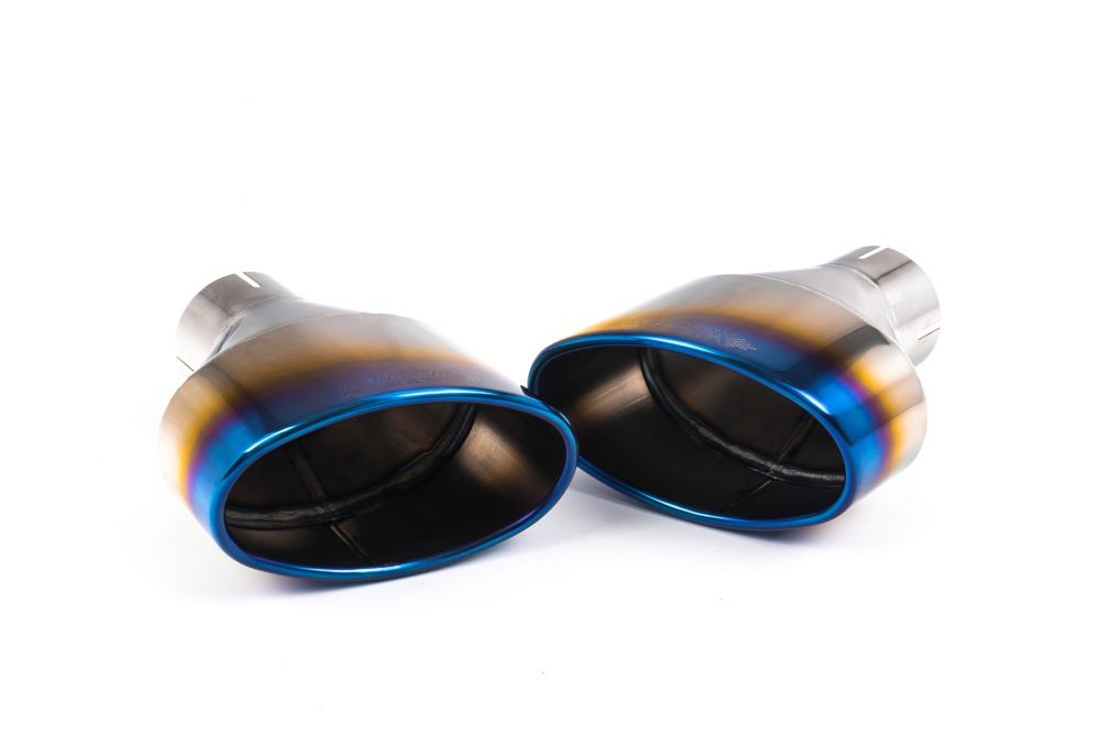 MillTek Audi 8V 8S B9 Oval Trim Exhaust Tips (RS3, RS4, RS5 & TTRS) - ML Performance EU