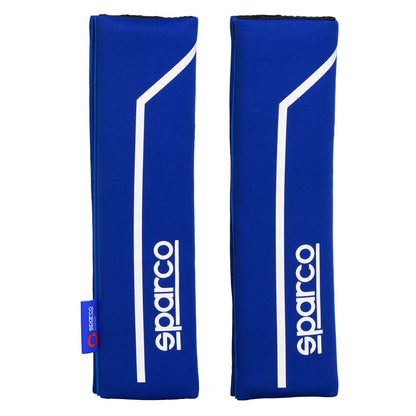 Sparco AKSSPC1200 Seat Belt Covers - Blue (Pair)