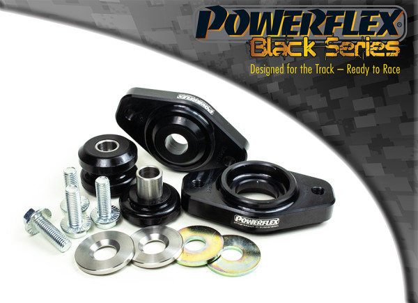 Powerflex PFR5-417BLK Rear Lower Shock Mounting Bush & Bracket 1 | ML Performance EU Car Parts