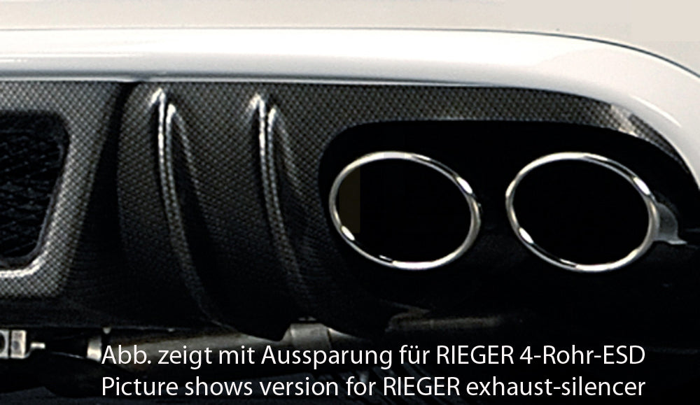 Rieger 00099065 Audi B8 B81 A5 Rear Diffuser 2 | ML Performance EU Car Parts