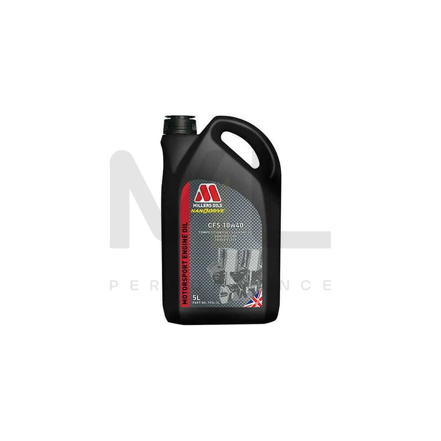 Millers Oils Motorsport CFS 10w50 Fully Synthetic Engine Oil 5l | Engine Oil | ML Car Parts UK | ML Performance