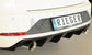 Rieger 00088177 SEAT 5F Leon FR Rear Diffuser 2 | ML Performance EU Car Parts