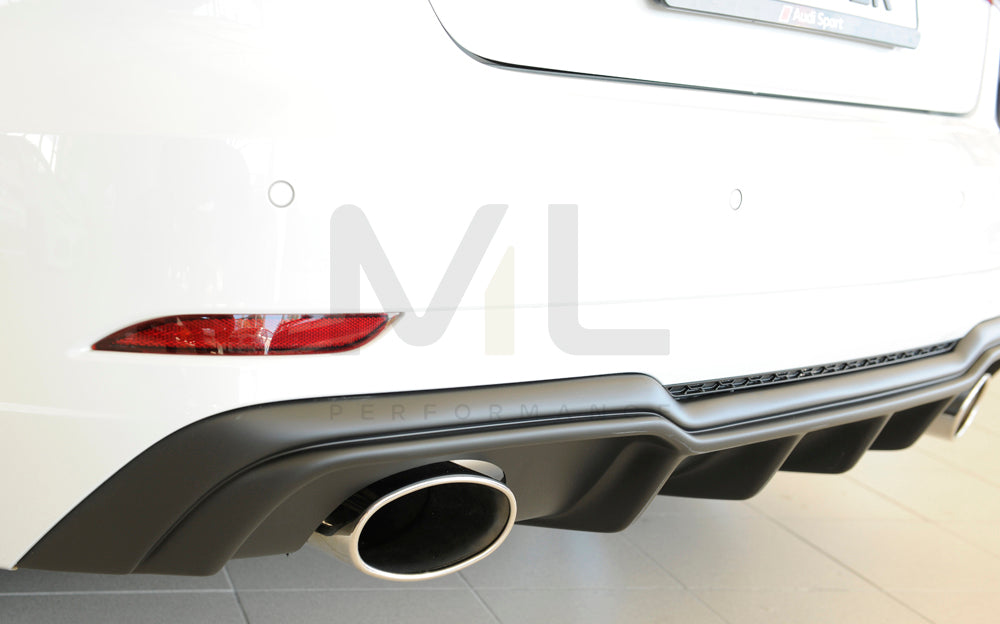 Rieger 00056823 Audi 8V Rear Diffuser (A3 & S3) 4 | ML Performance EU Car Parts