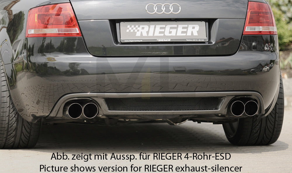 Rieger 00099819 Audi 8H A4 Rear Diffuser 3 | ML Performance EU Car Parts