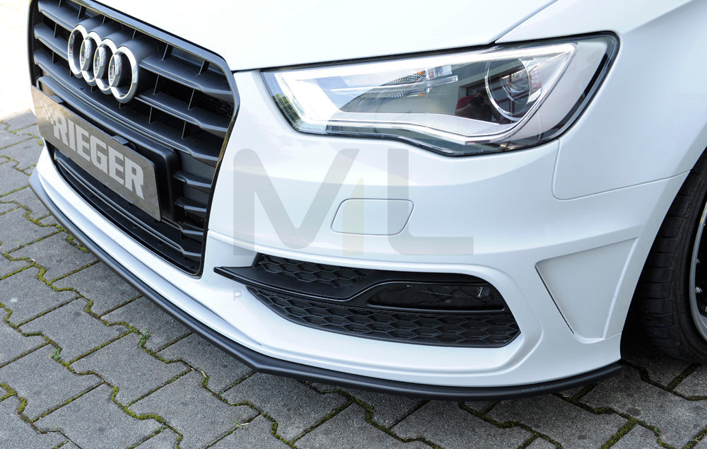 Rieger 00056795 Audi 8V Front Splitter (A3 & S3) 3 | ML Performance EU Car Parts