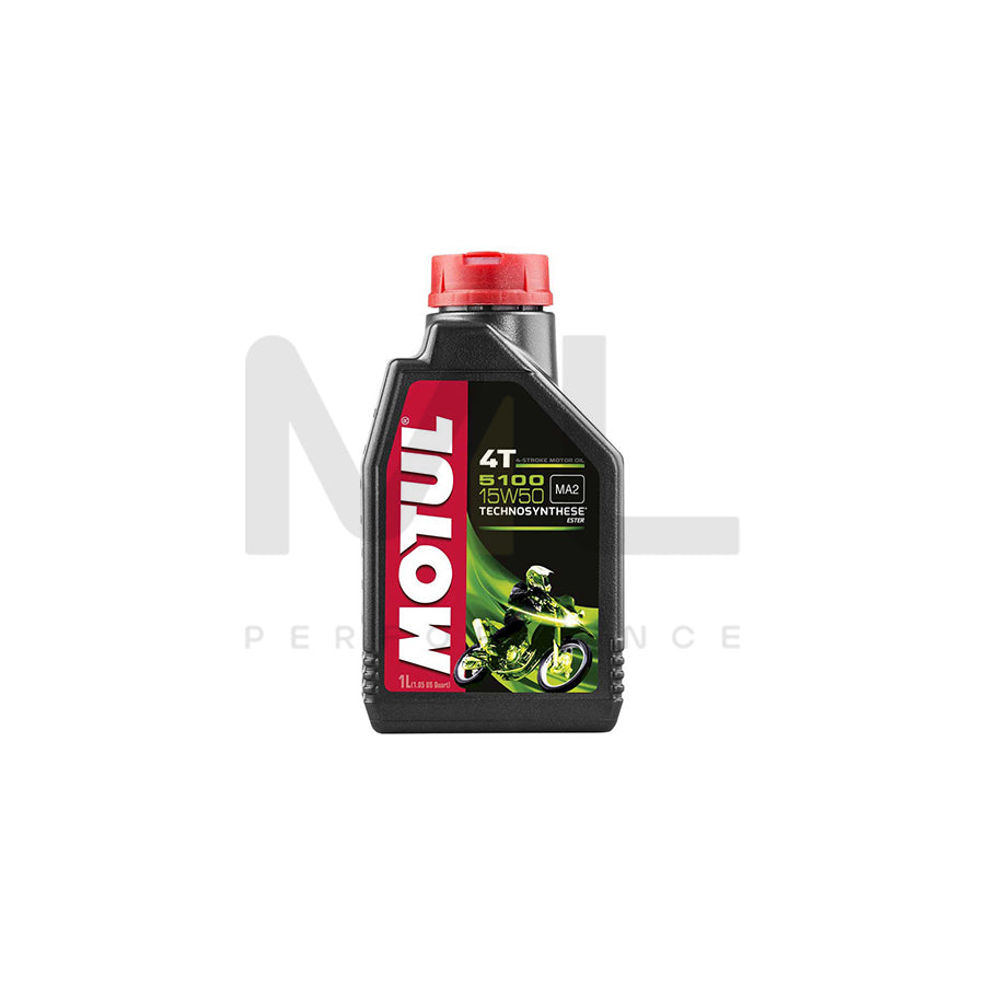 Motul 5100 4T 15w-50 Ester Semi Synthetic Racing Motorcycle Engine Oil 1l | Engine Oil | ML Car Parts UK | ML Performance