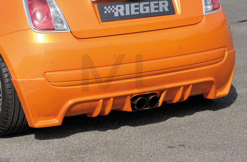 Rieger 00056067 Fiat 500 (312) Rear Diffuser 1 | ML Performance EU Car Parts