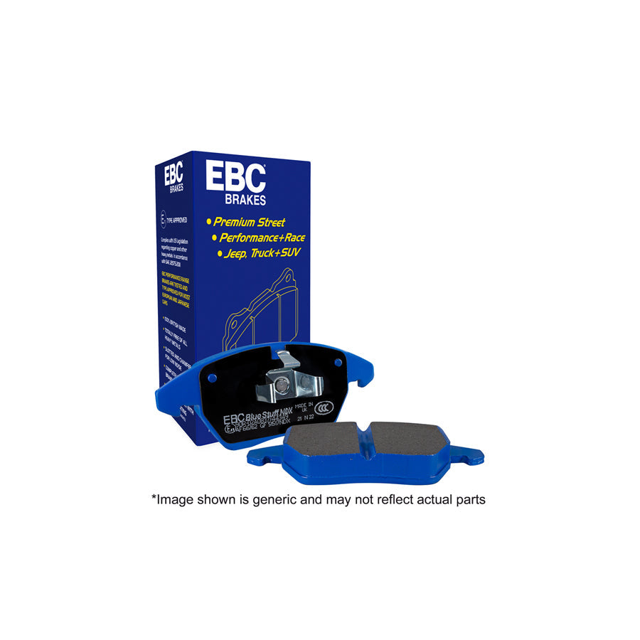 EBC DP51824NDX Infiniti Nissan Bluestuff NDX Rear Brake Pads  - Akebono Caliper 1 | ML Performance UK Car Parts