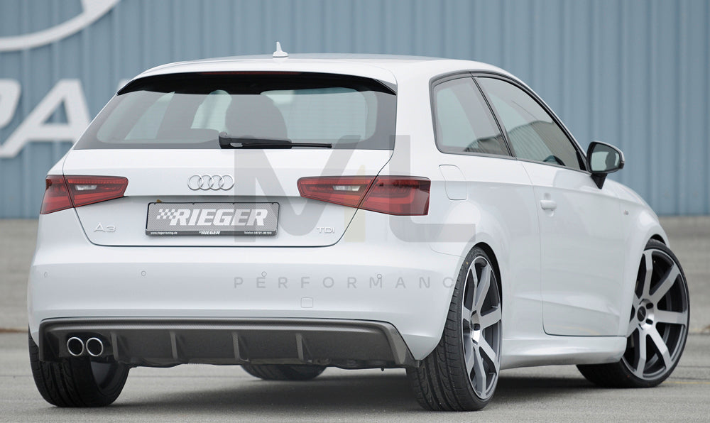 Rieger 00056784 Audi 8V A3 Side Skirt 4 | ML Performance EU Car Parts