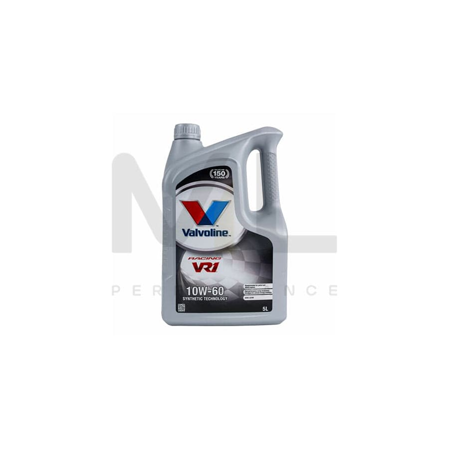 Valvoline VR1 Racing 10w-60 Premium Semi Synthetic Engine Oil 5l | Engine Oil | ML Car Parts UK | ML Performance