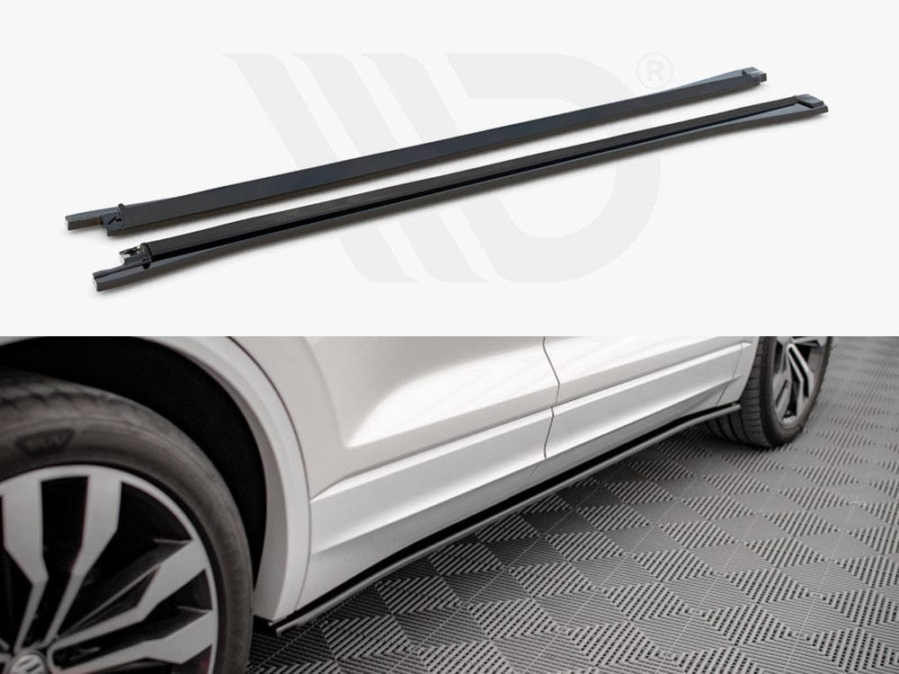 Maxton Design VW-TO-3-RLINE-SD1T Side Skirts Diffusers VW Touareg R-line MK3 (2018-) | ML Performance UK Car Parts