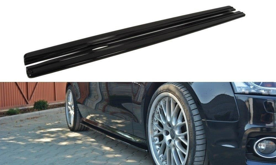 Maxton Design AU-A5-SLINE-SD1T Side Skirts Diffusers Audi S5 / A5 / A5 S-Line 8T / 8T FL | ML Performance UK Car Parts