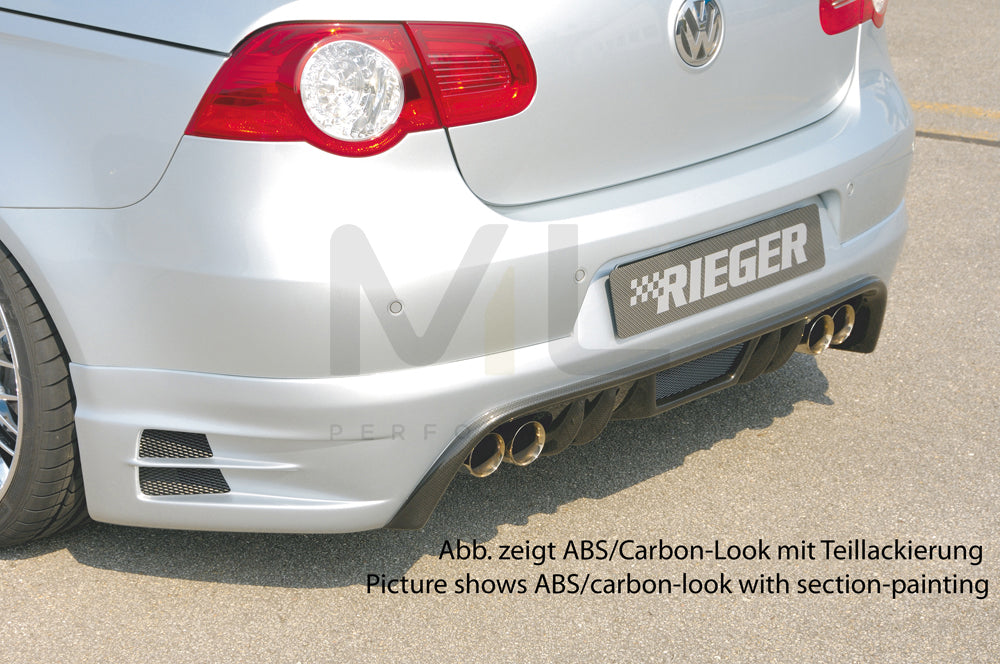 Rieger 00099751 VW 1F EOS Rear Diffuser 1 | ML Performance EU Car Parts