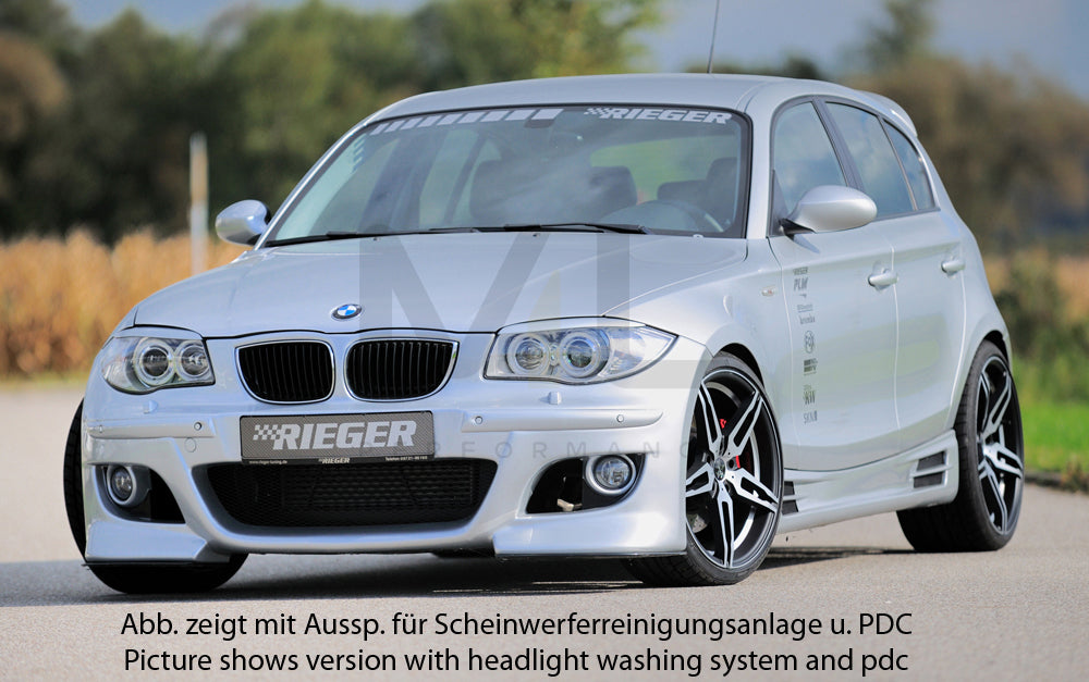 Rieger 00035009 BMW 1 Series E87 Front Bumper 7 | ML Performance EU Car Parts