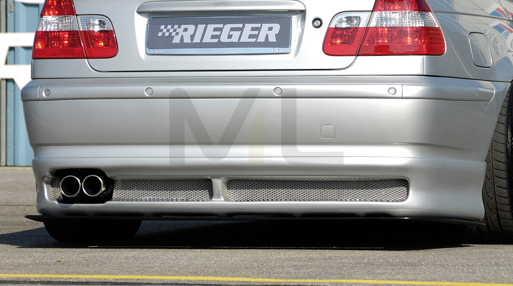 Rieger 00050407 BMW 3 Series E46 Rear Diffuser 1 | ML Performance EU Car Parts