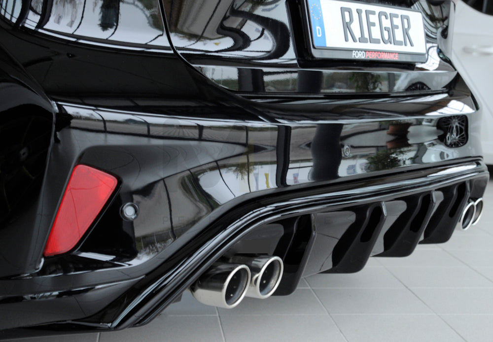 Rieger 00088195 Ford DEH Focus 4 Rear Diffuser (Inc. Focus 4 ST) 8 | ML Performance EU Car Parts