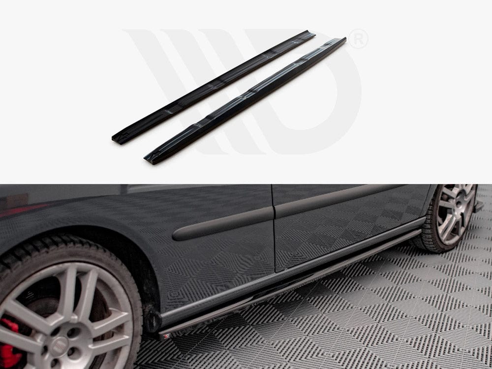 Maxton Design SE-IB-3-CU-SD1T Side Skirts Diffusers Seat Ibiza Cupra MK3 (2004-2008) | ML Performance UK Car Parts