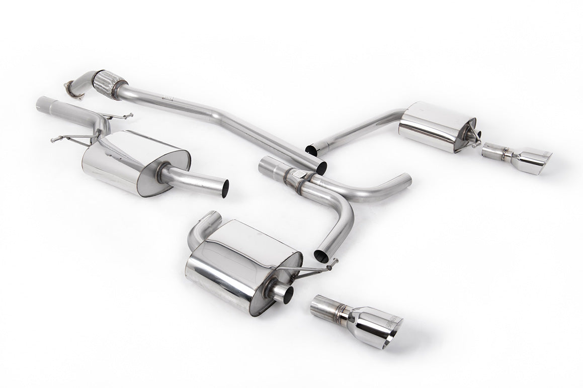 MillTek SSXAU318 Audi A5 Dual Outlet Cat-Back Exhaust