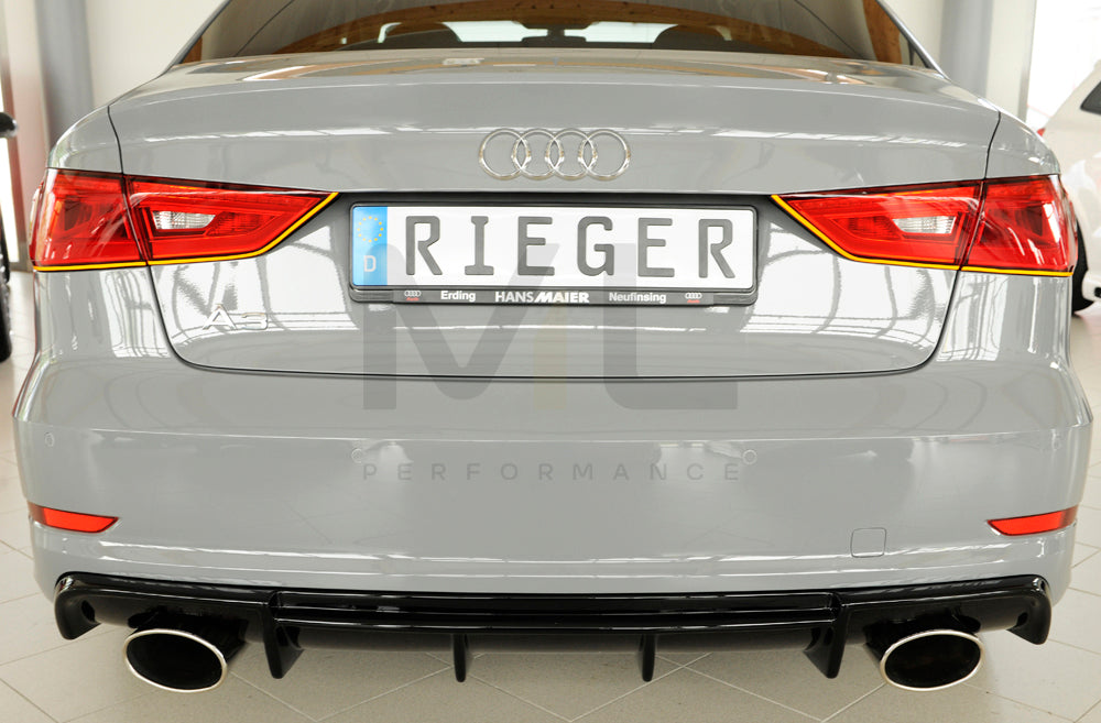 Rieger 00088159 Audi 8V Rear Diffuser (A3 & S3) 5 | ML Performance EU Car Parts