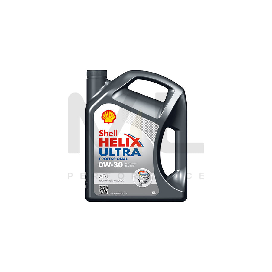 Shell Helix Ultra Professional AF-L Engine Oil - 0W-30 - 5Ltr Engine Oil ML Performance UK ML Car Parts