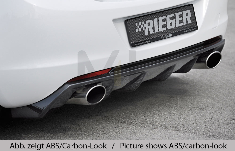 Rieger 00051316 Opel Astra J Rear Diffuser 1 | ML Performance EU Car Parts