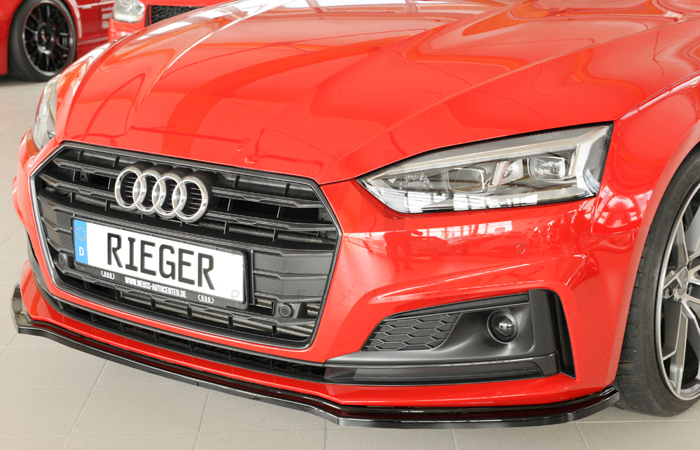 Rieger 00088173 Audi B9 F5 Front Splitter (A5 & S5) 2 | ML Performance EU Car Parts