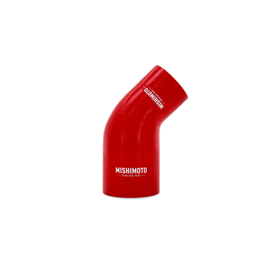 Mishimoto MMCP-R45-2530RD Silicone Reducer Coupler 45 Degree 2.5in to 3in - Red