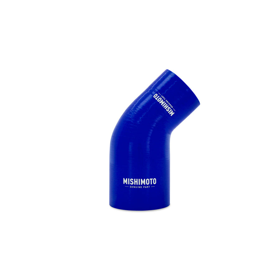 Mishimoto MMCP-R45-22530BL Silicone Reducer Coupler 45 Degree 2.25in to 3in - Blue