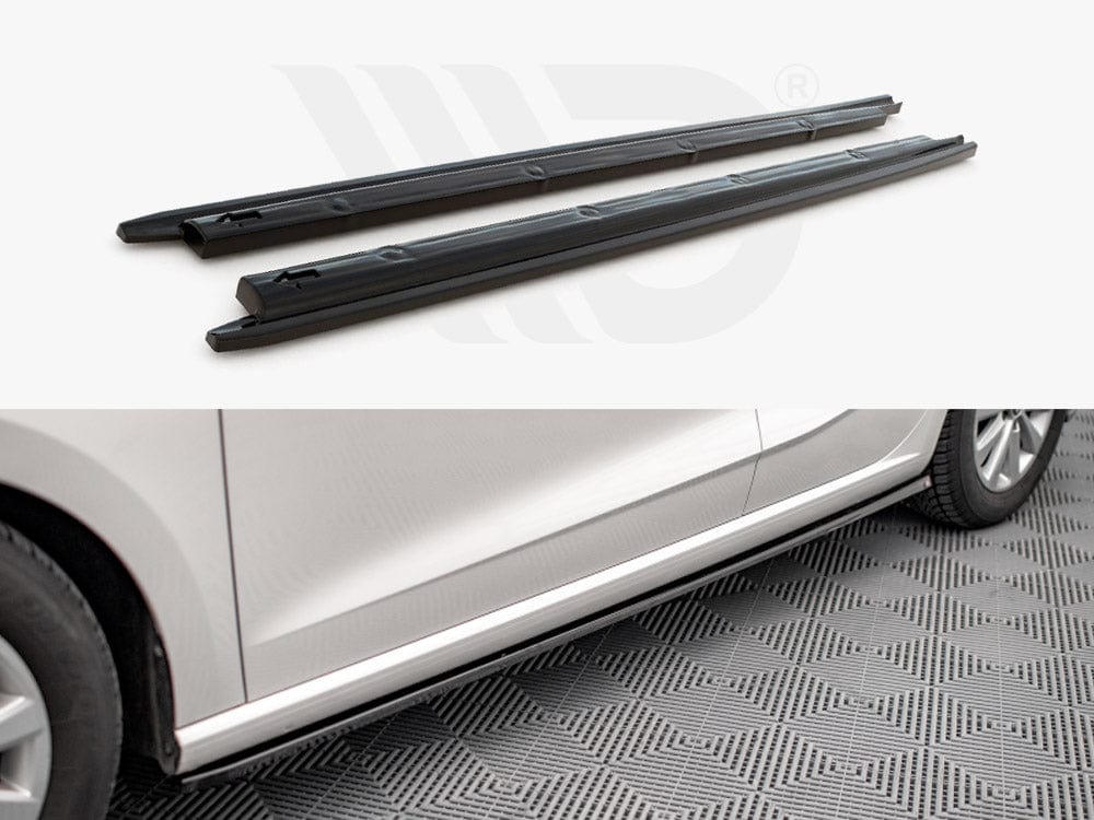 Maxton Design SE-IB-5-SD1T Side Skirts Diffusers V.1 Seat Ibiza MK5 (2017-2021) | ML Performance UK Car Parts