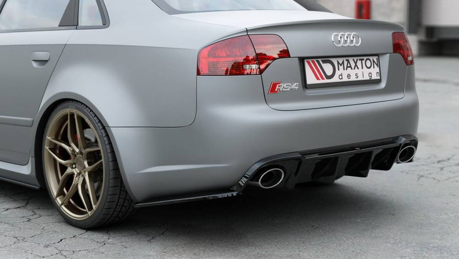 Maxton Design Audi RS4 B7 Sedan Rear Side Splitters V.2