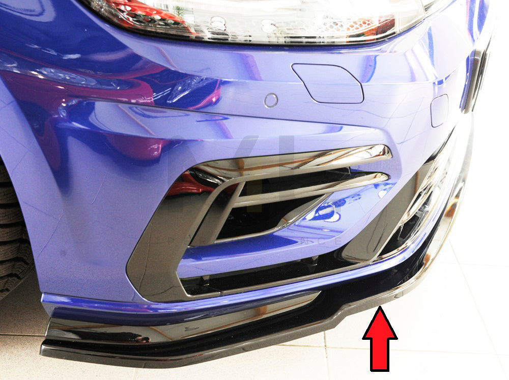 Rieger 00088150 VW Mk7 Mk7-Line Golf R Front Splitter 5 | ML Performance EU Car Parts